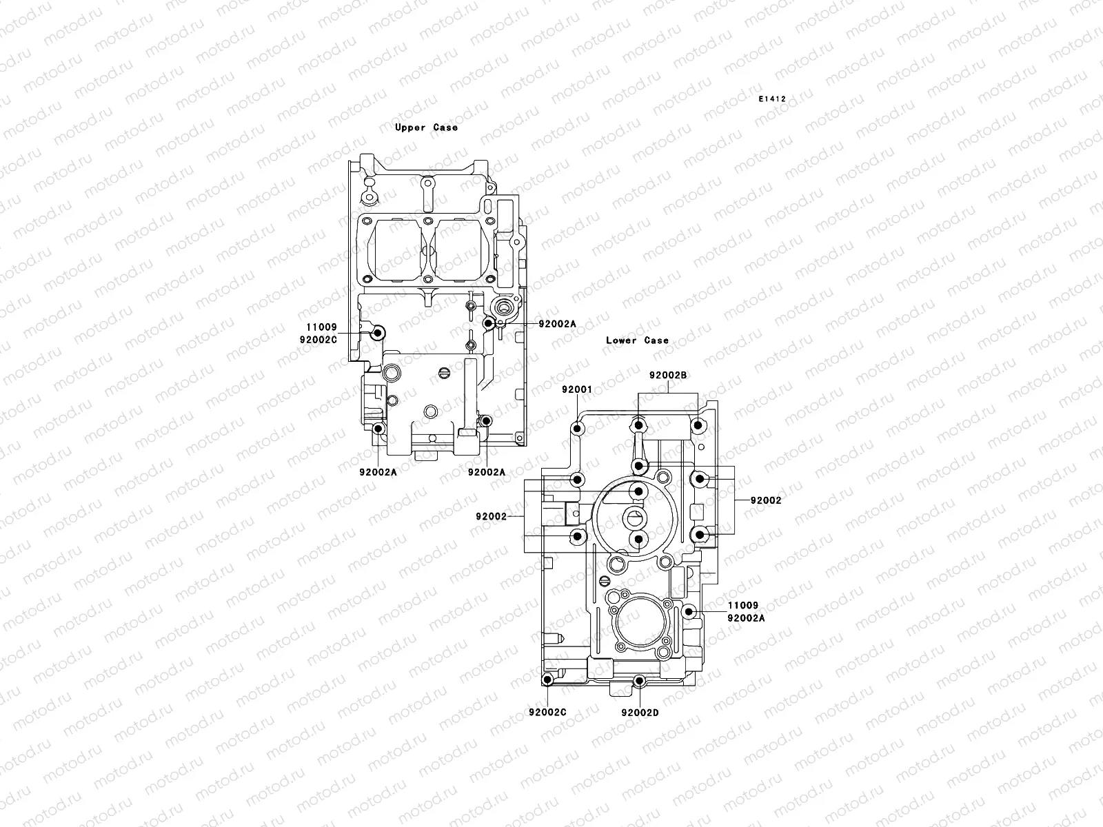 Crankcase Bolt Pattern