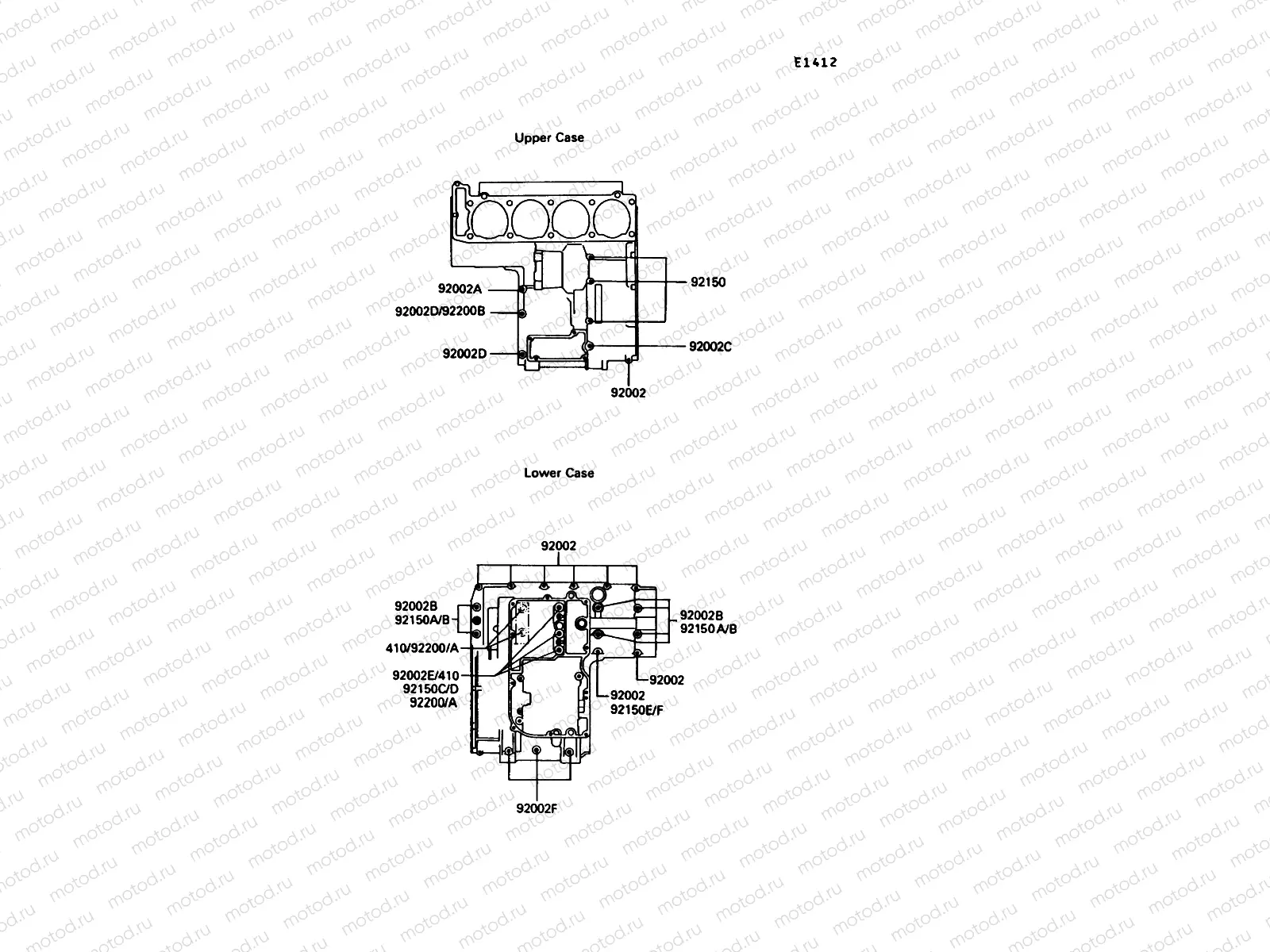 Crankcase Bolt Pattern