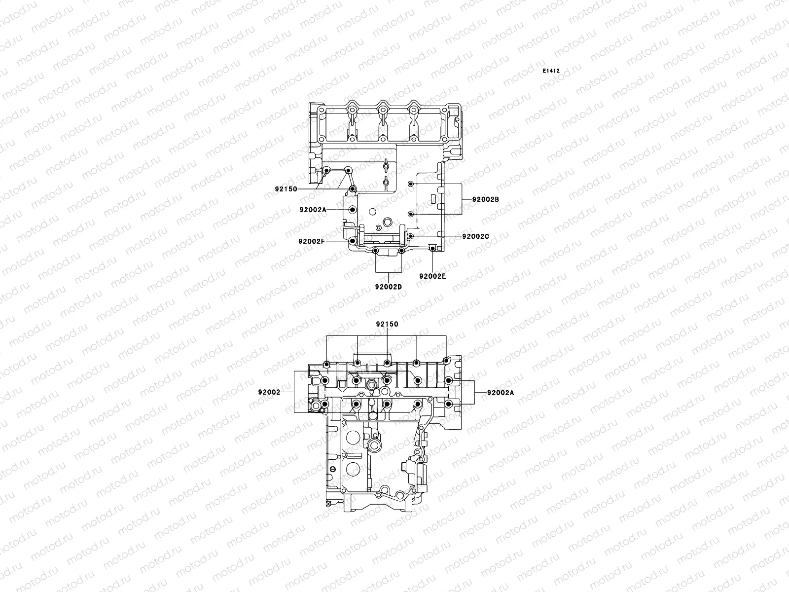Crankcase Bolt Pattern