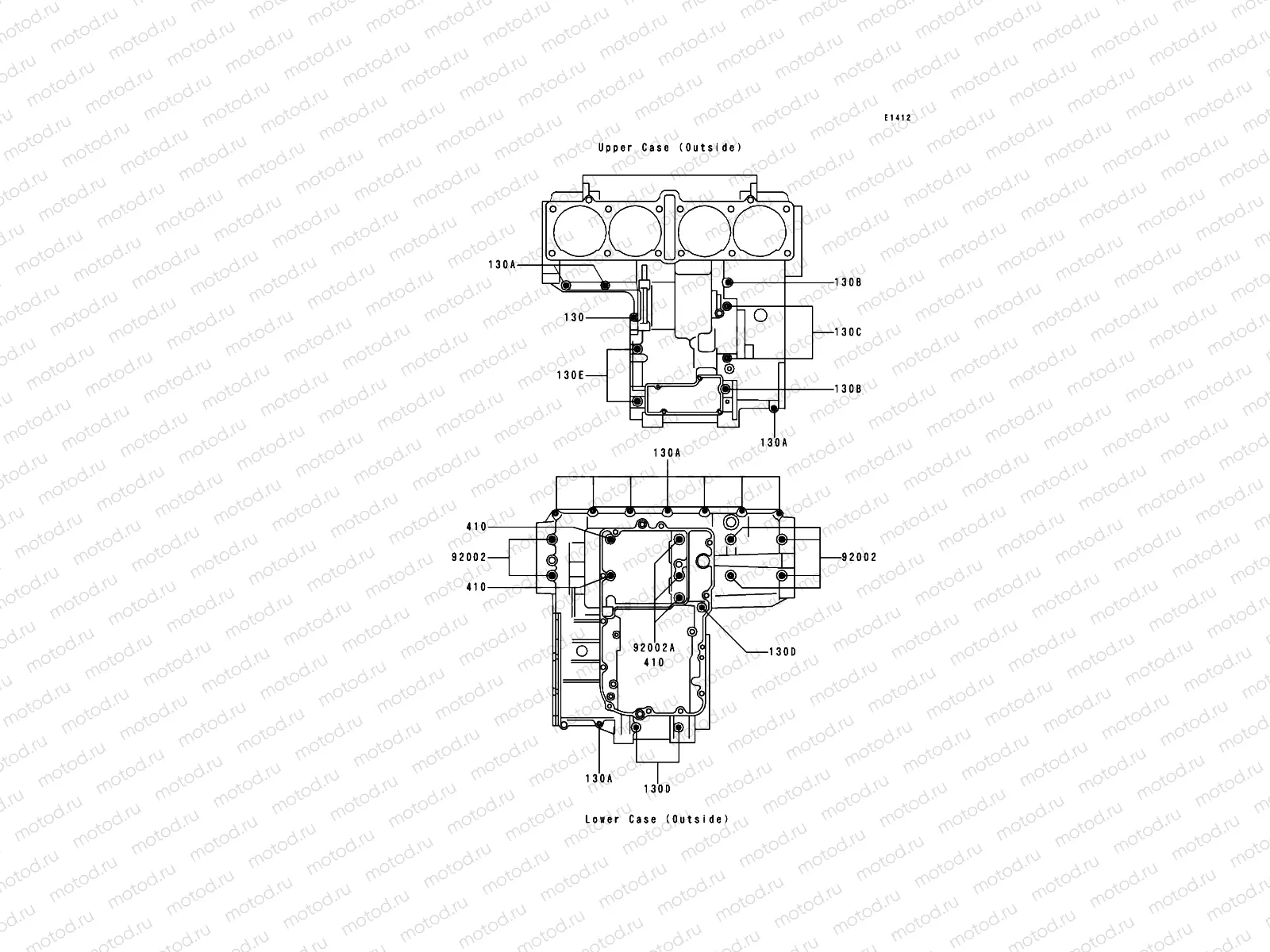 Crankcase Bolt Pattern