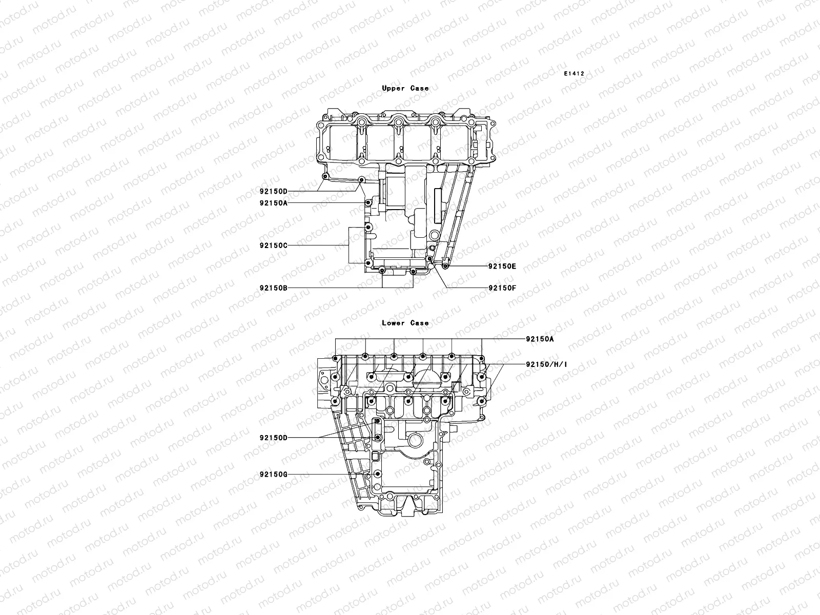 Crankcase Bolt Pattern