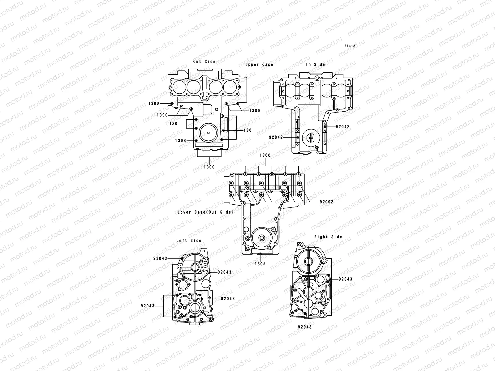 Crankcase Bolt Pattern