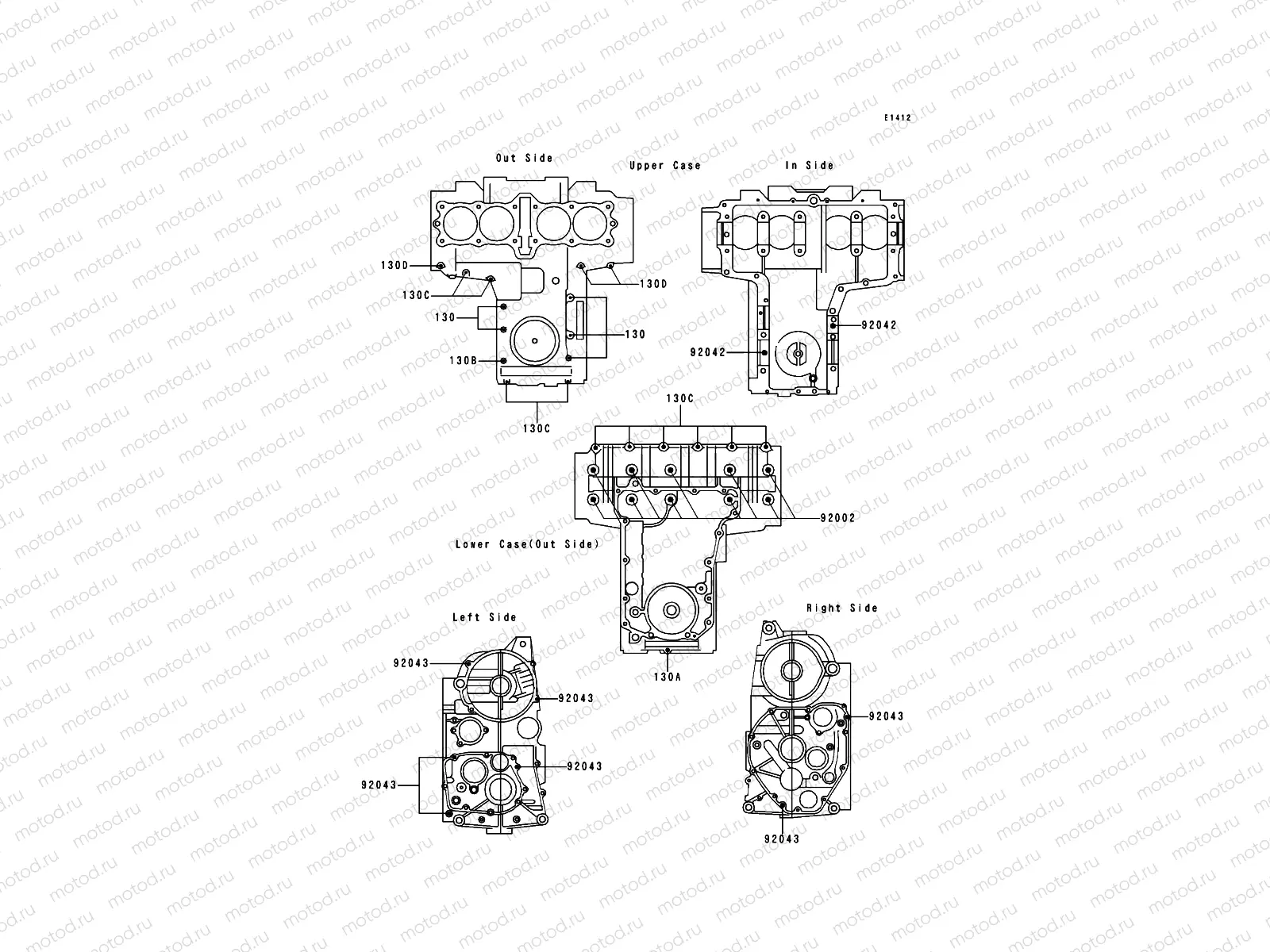 Crankcase Bolt Pattern