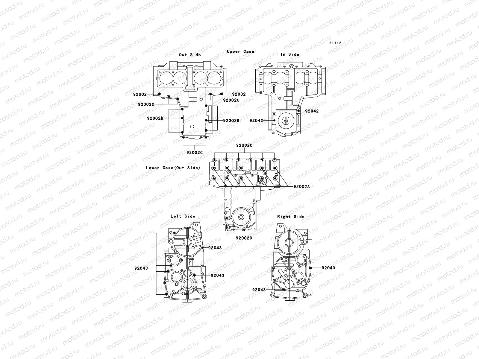 Crankcase Bolt Pattern