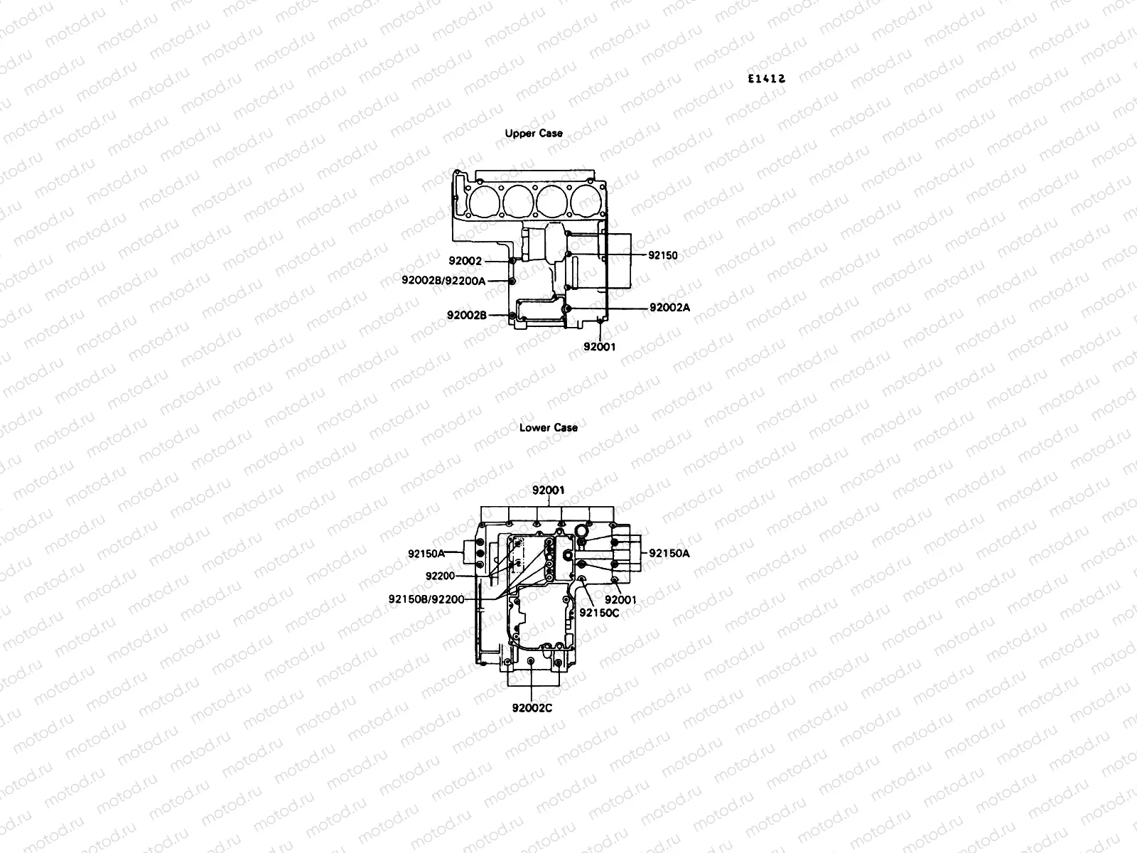 Crankcase Bolt Pattern