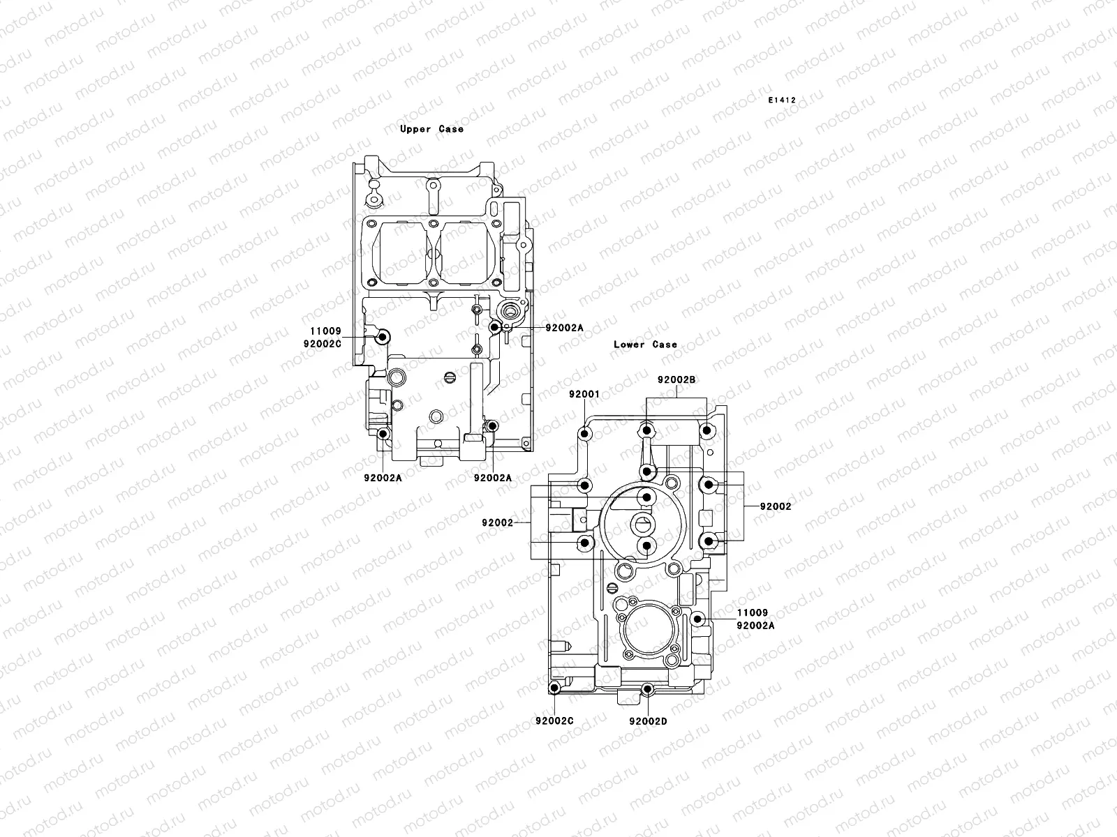 Crankcase Bolt Pattern