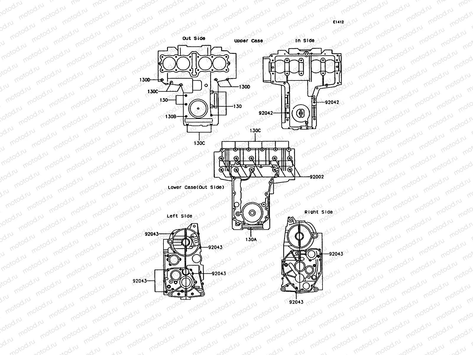 Crankcase Bolt Pattern