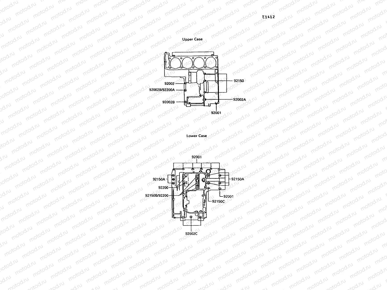 Crankcase Bolt Pattern
