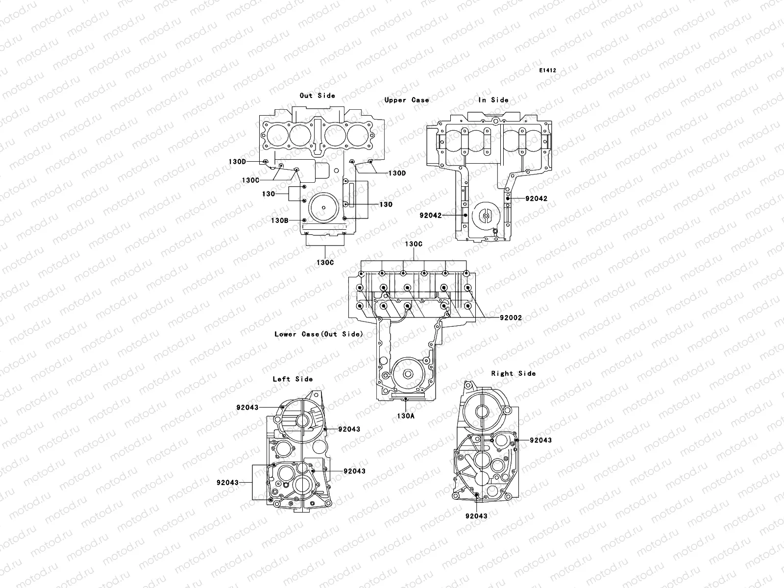 Crankcase Bolt Pattern
