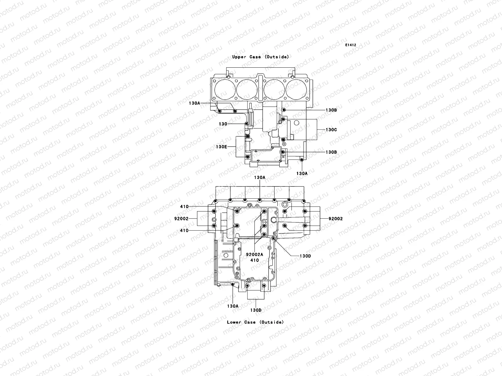 Crankcase Bolt Pattern