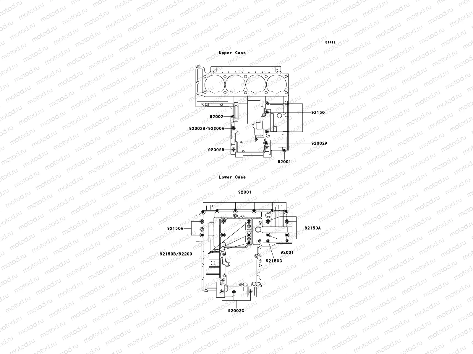 Crankcase Bolt Pattern