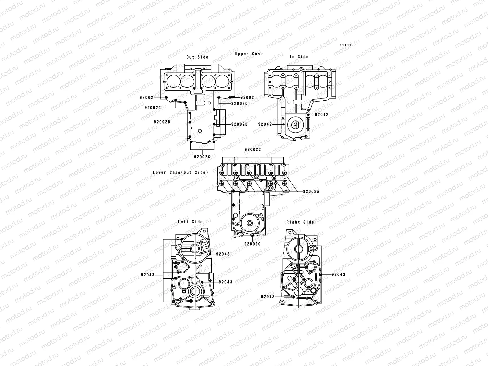 Crankcase Bolt Pattern