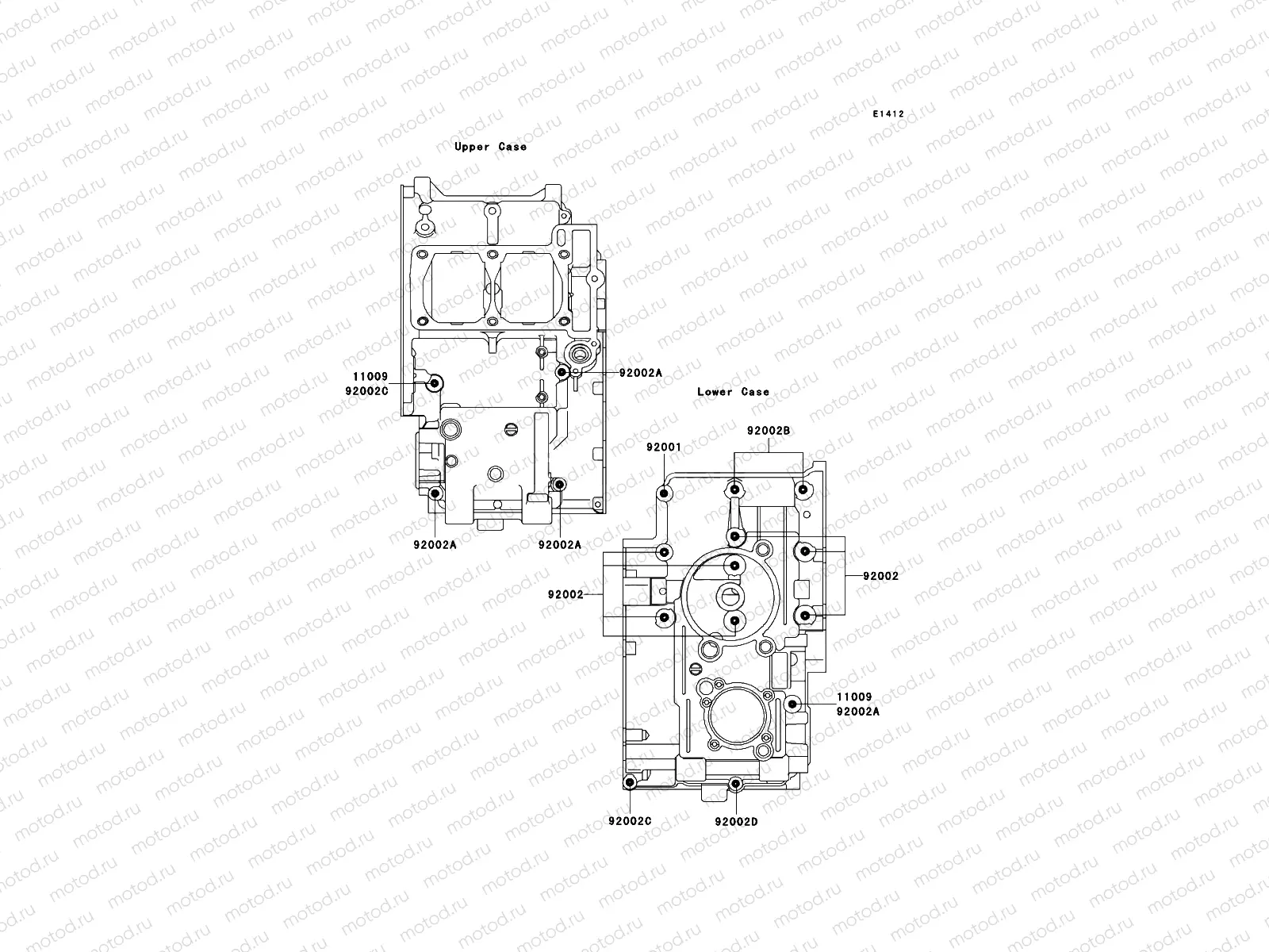 Crankcase Bolt Pattern