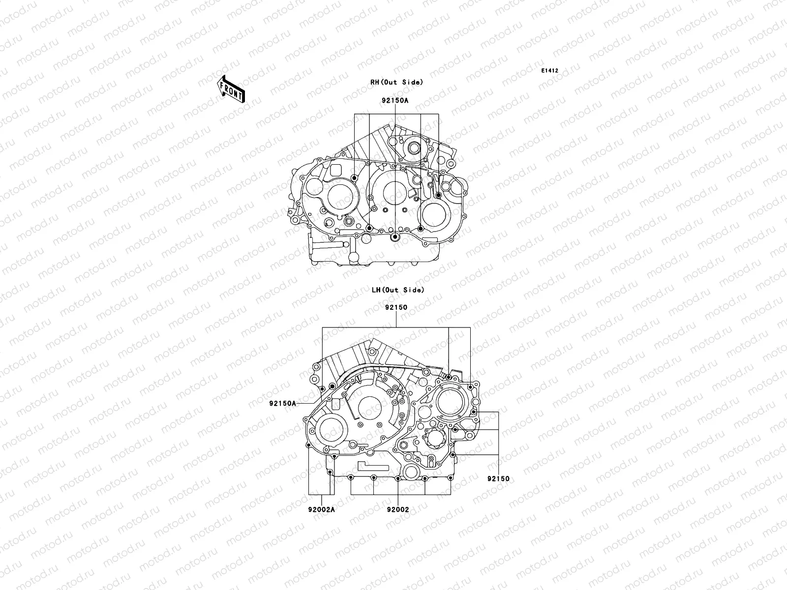 Crankcase Bolt Pattern