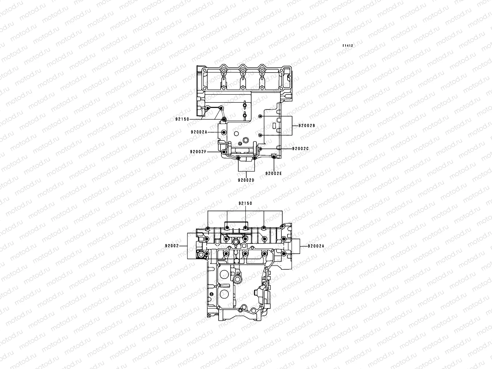 Crankcase Bolt Pattern