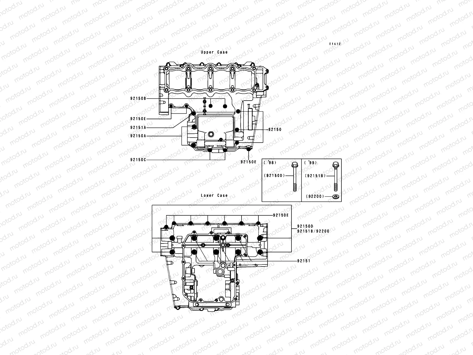 Crankcase Bolt Pattern