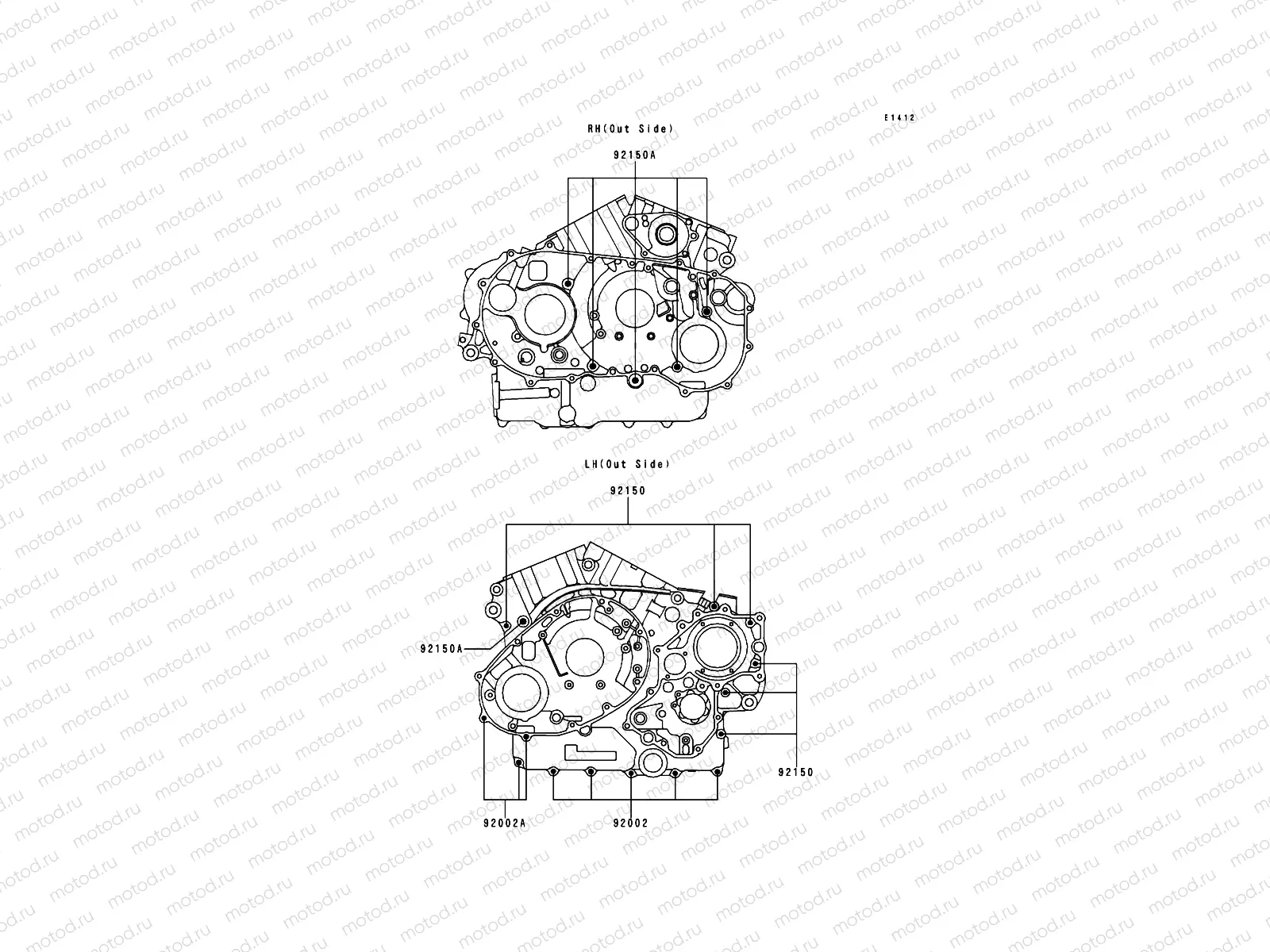 Crankcase Bolt Pattern