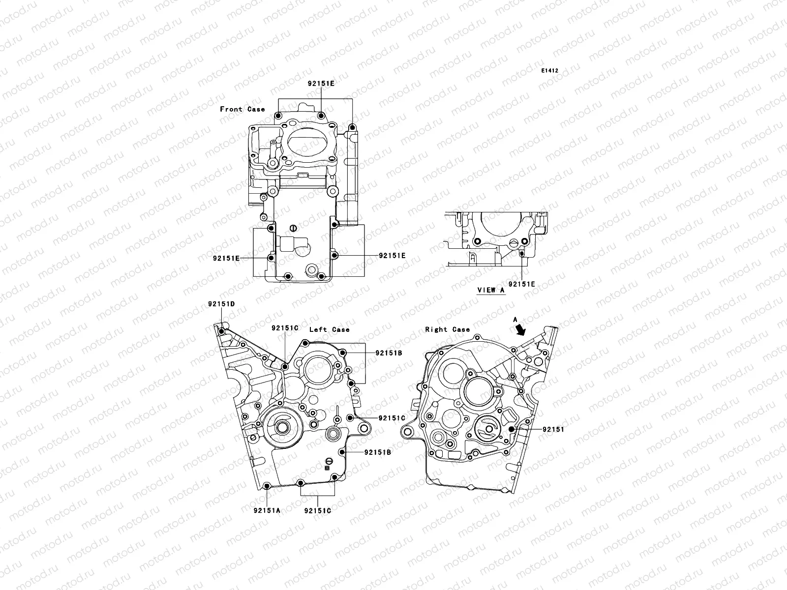 Crankcase Bolt Pattern