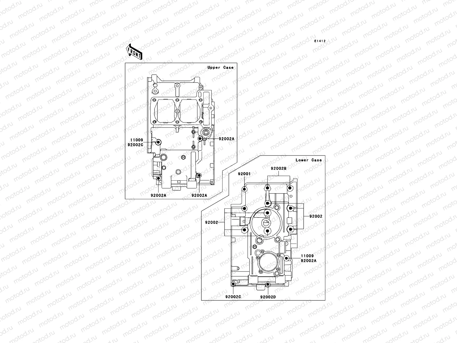 Crankcase Bolt Pattern