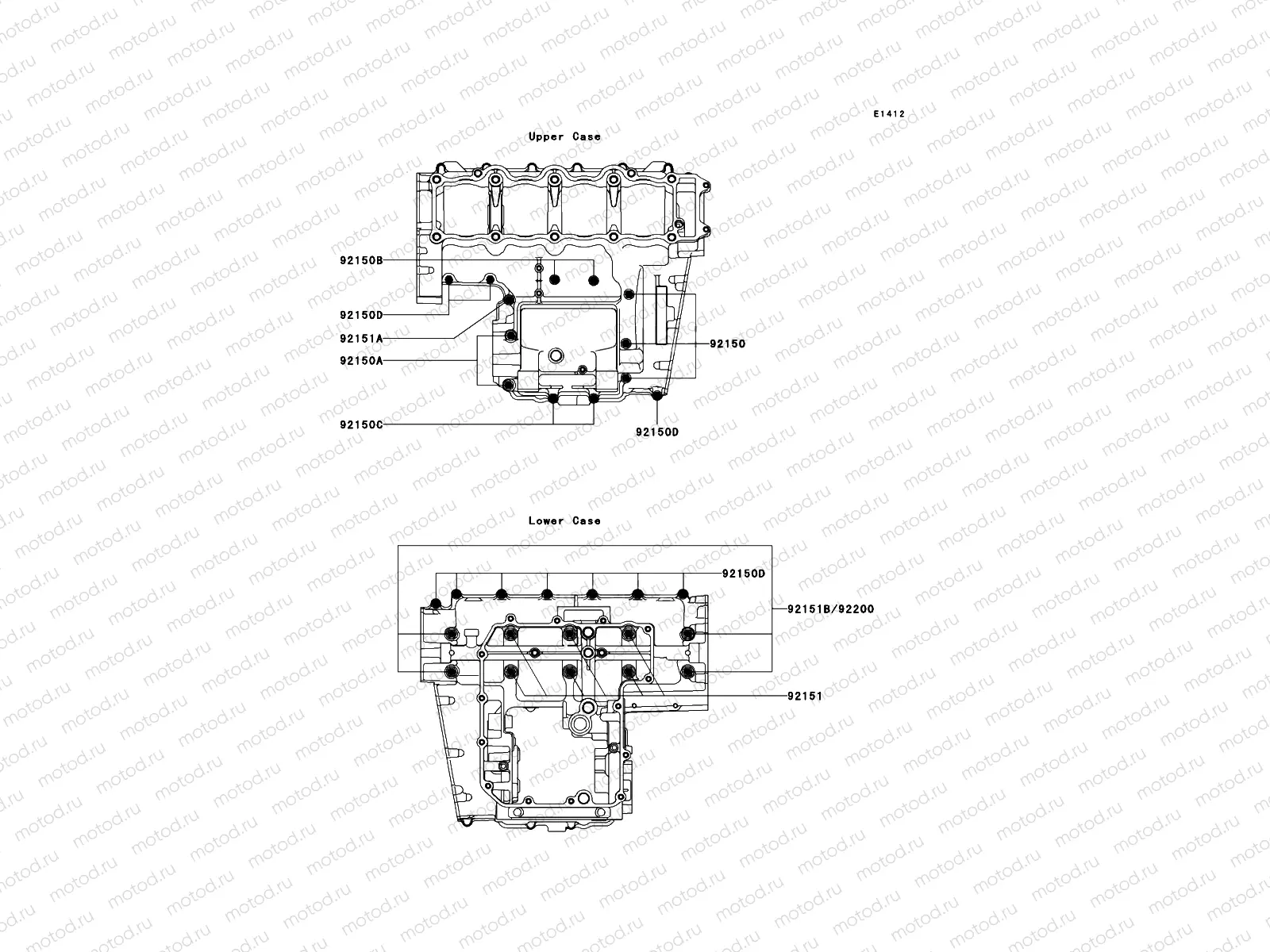 Crankcase Bolt Pattern