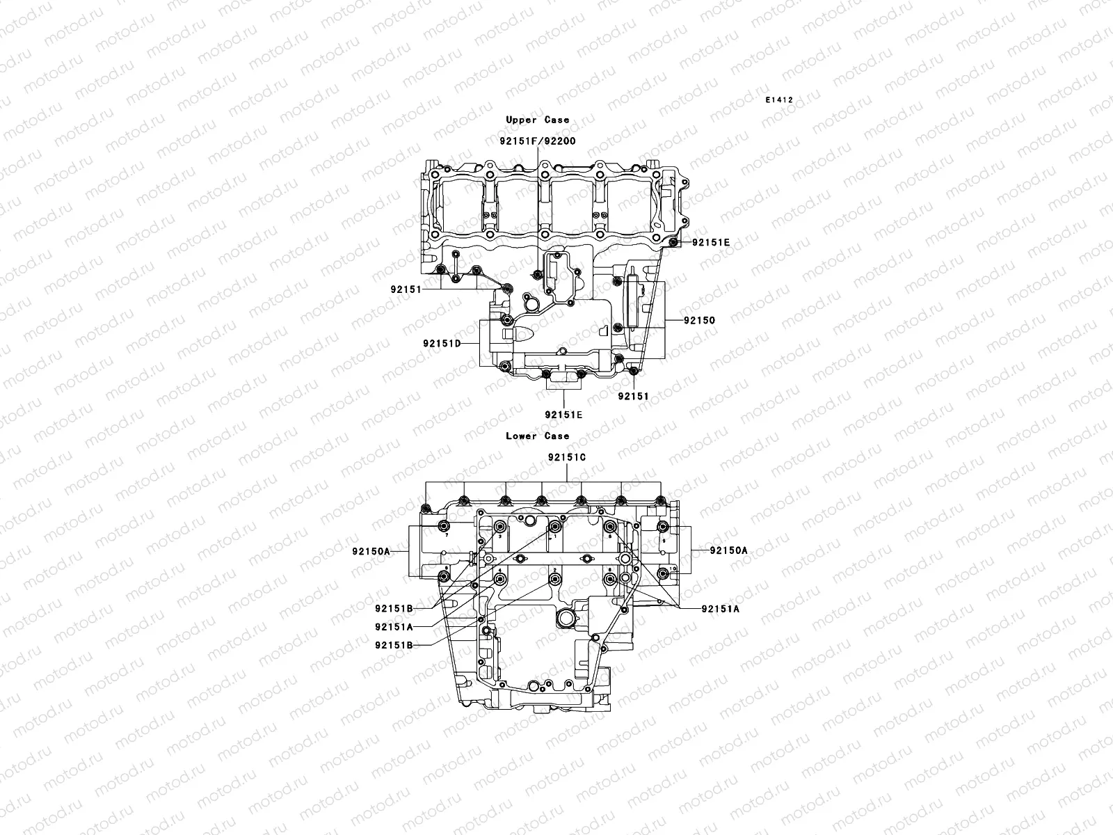 Crankcase Bolt Pattern