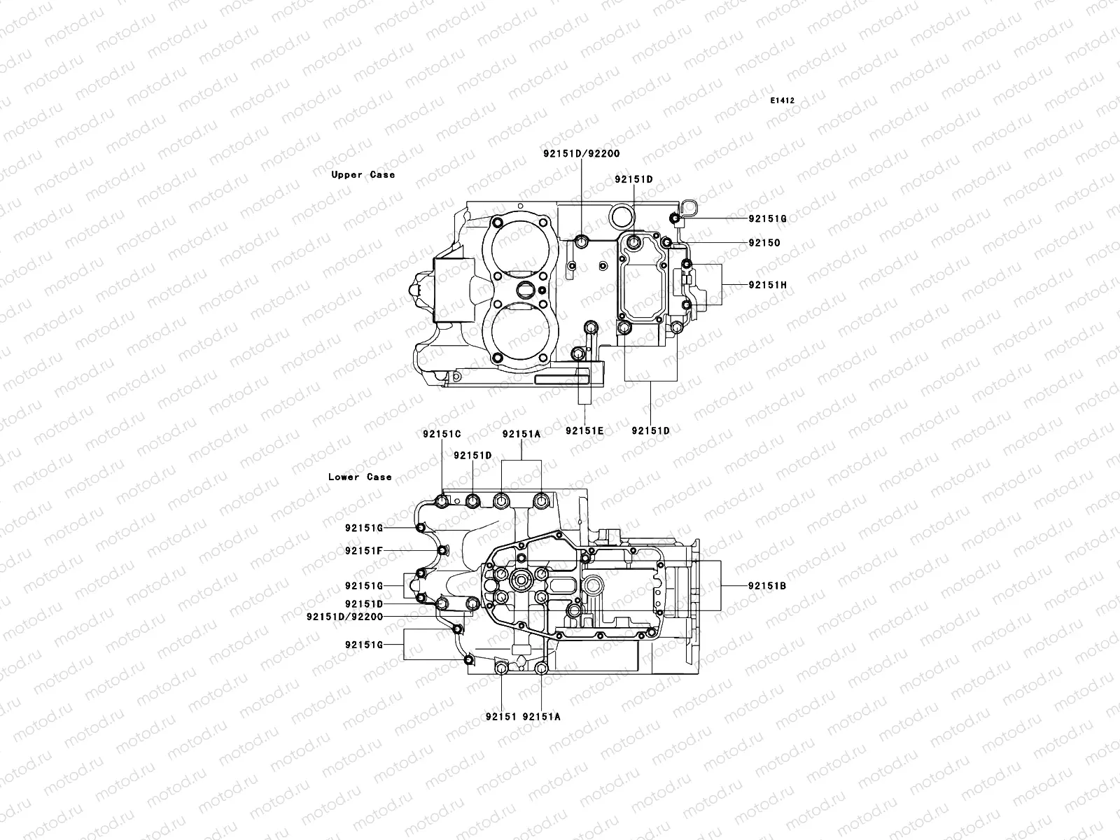 Crankcase Bolt Pattern