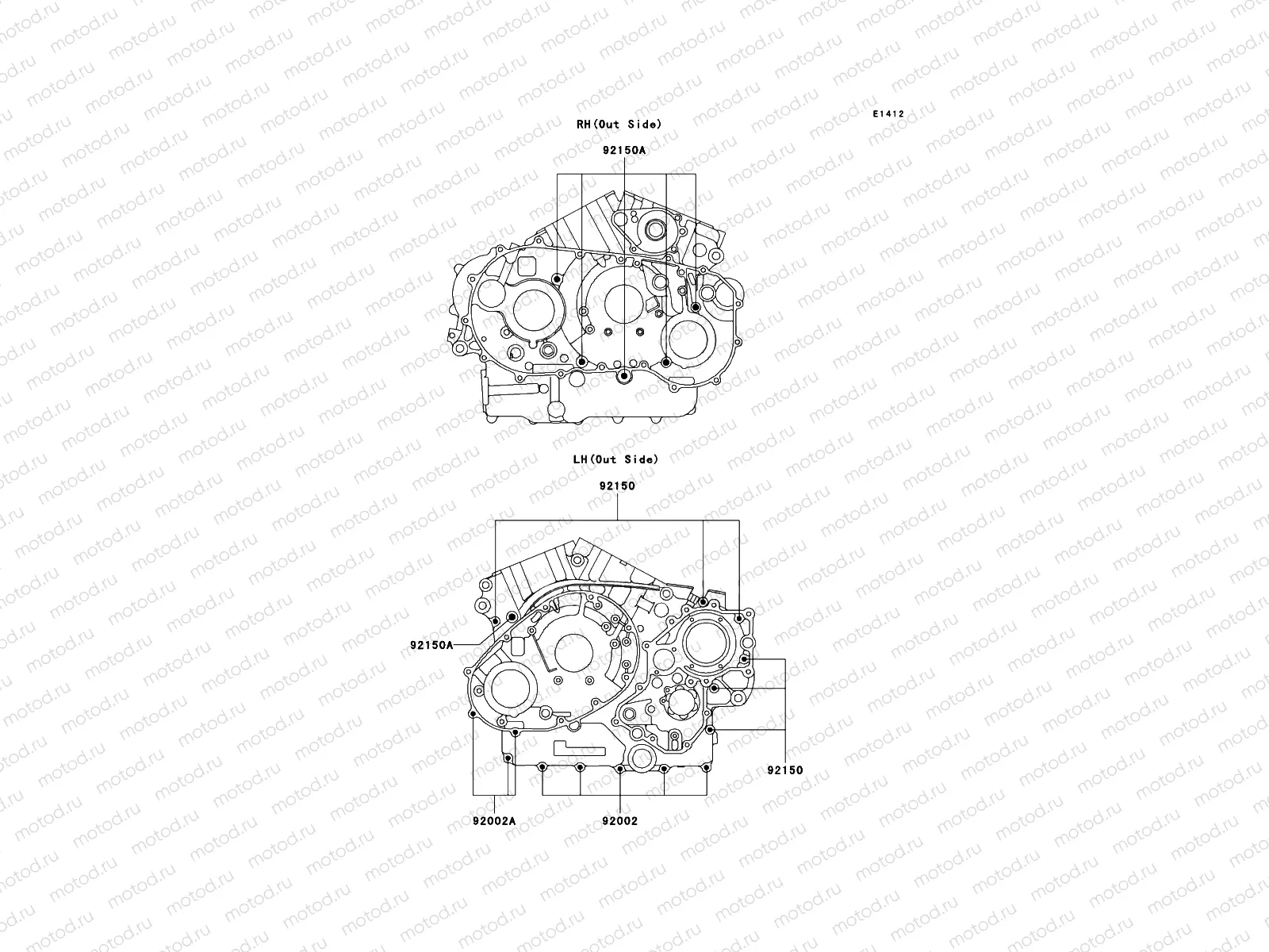 Crankcase Bolt Pattern