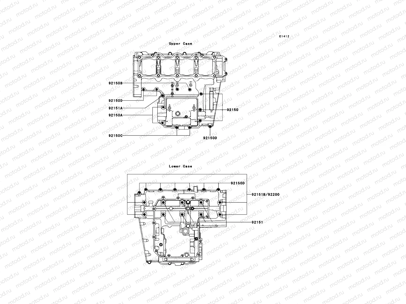 Crankcase Bolt Pattern