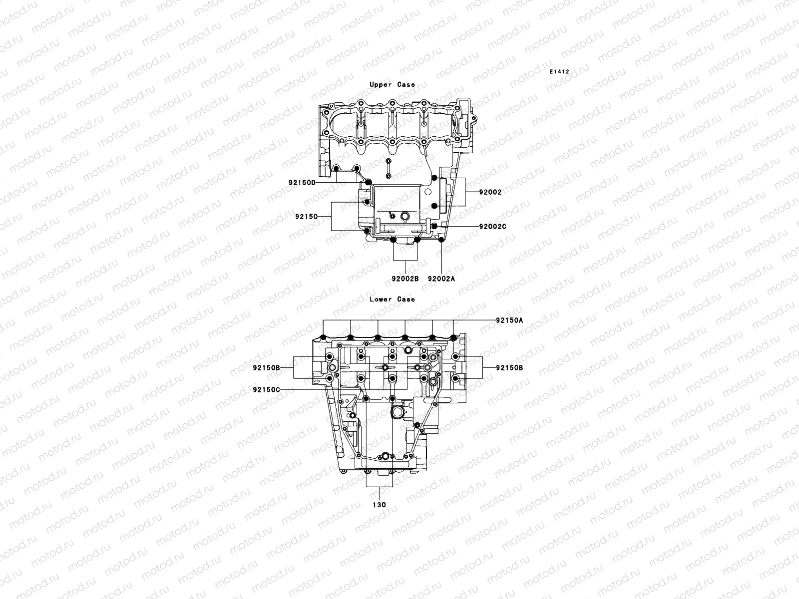 Crankcase Bolt Pattern