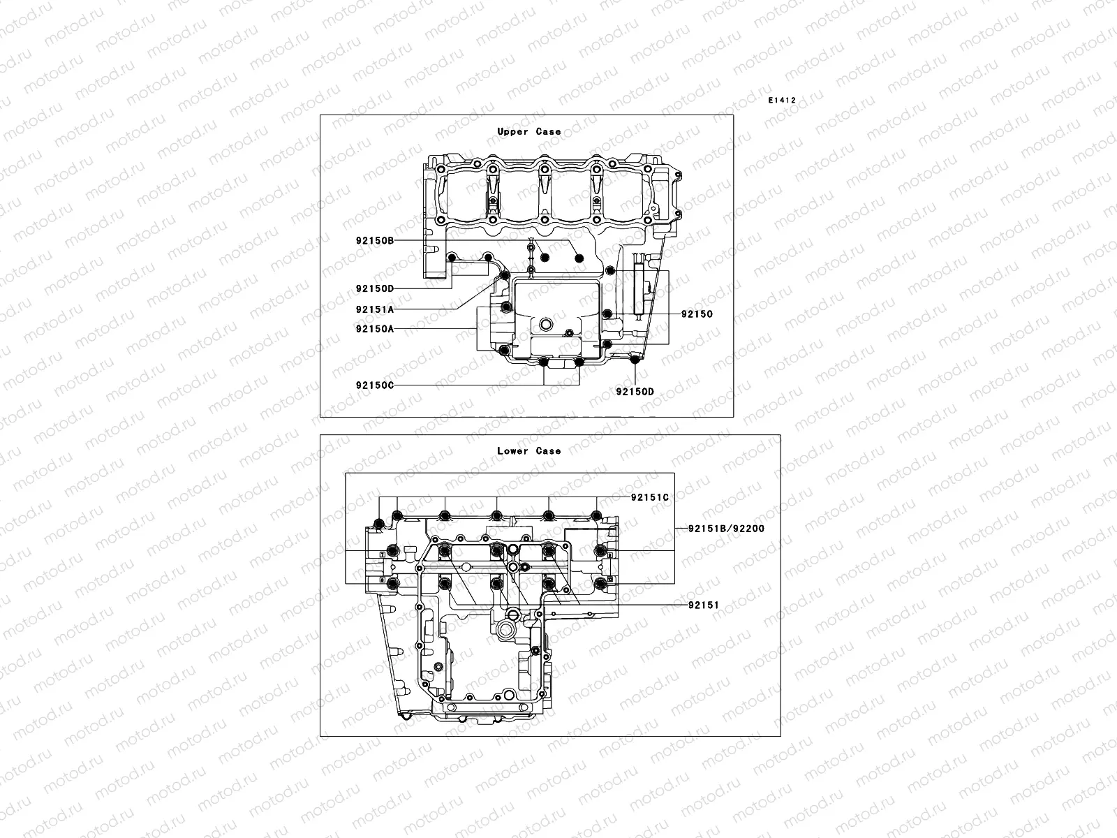 Crankcase Bolt Pattern