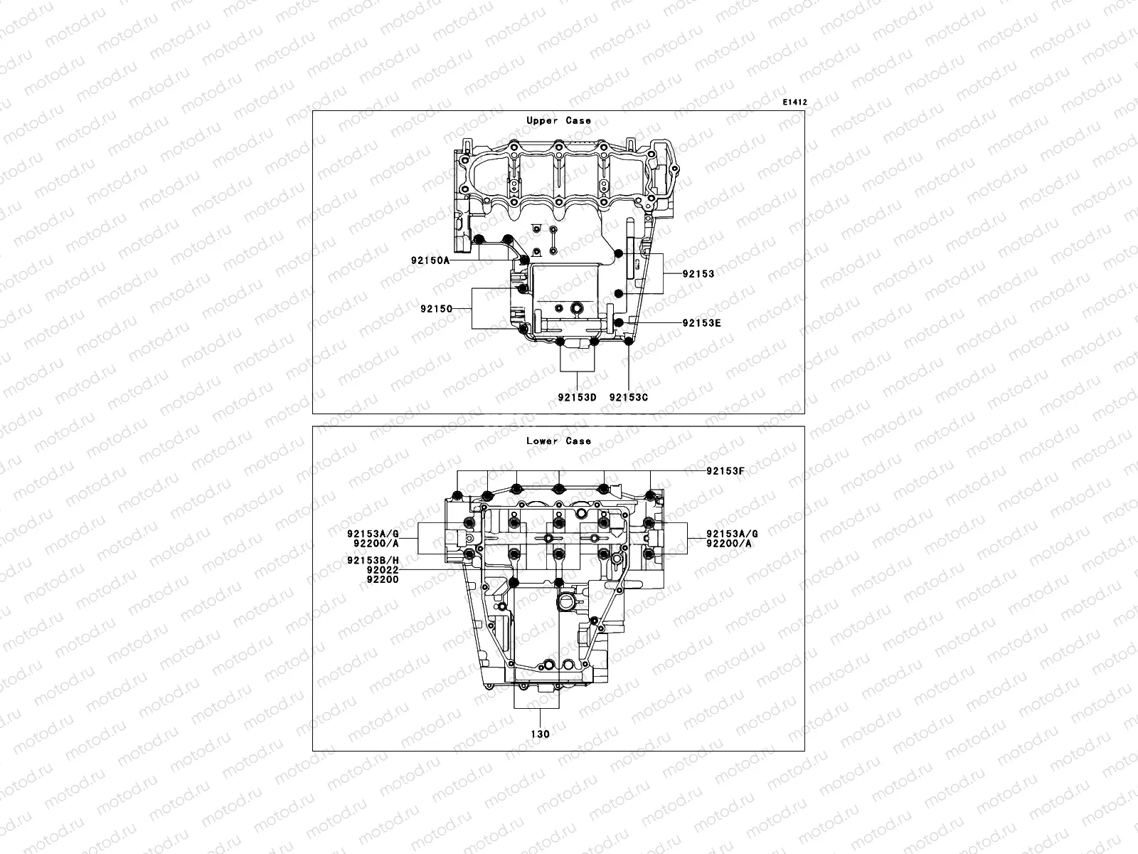 Crankcase Bolt Pattern