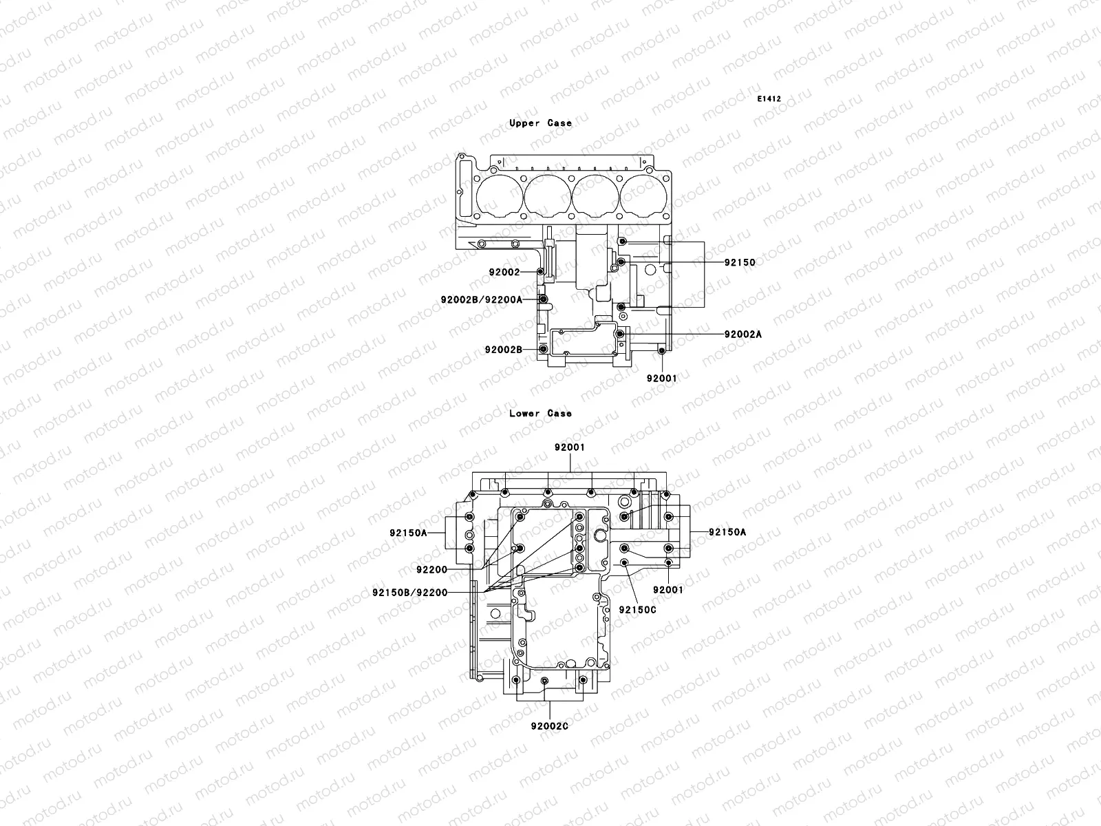 Crankcase Bolt Pattern
