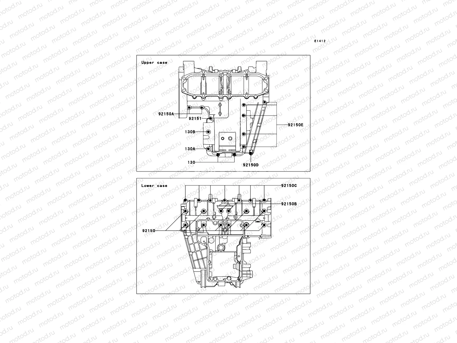 Crankcase Bolt Pattern