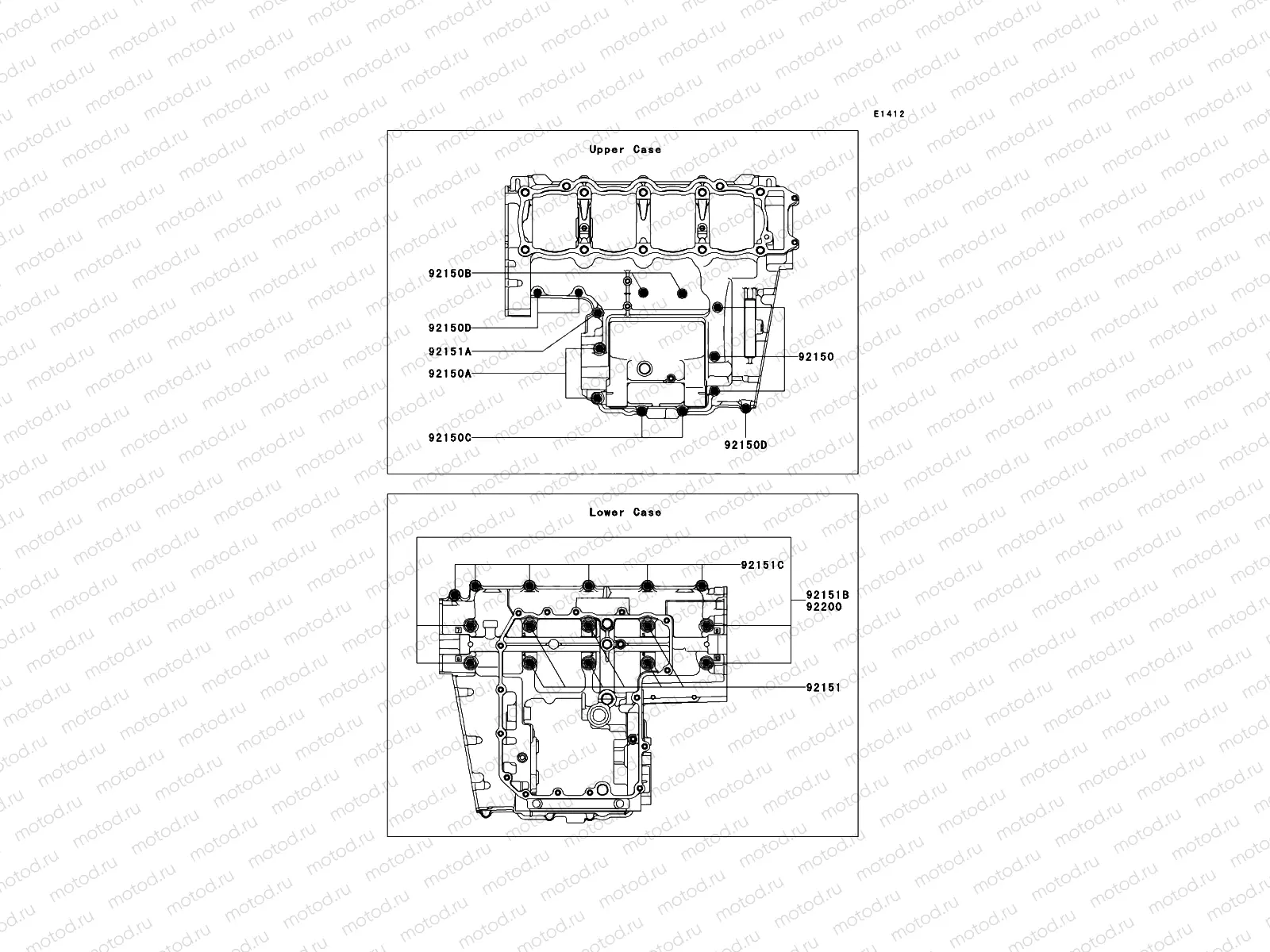 Crankcase Bolt Pattern