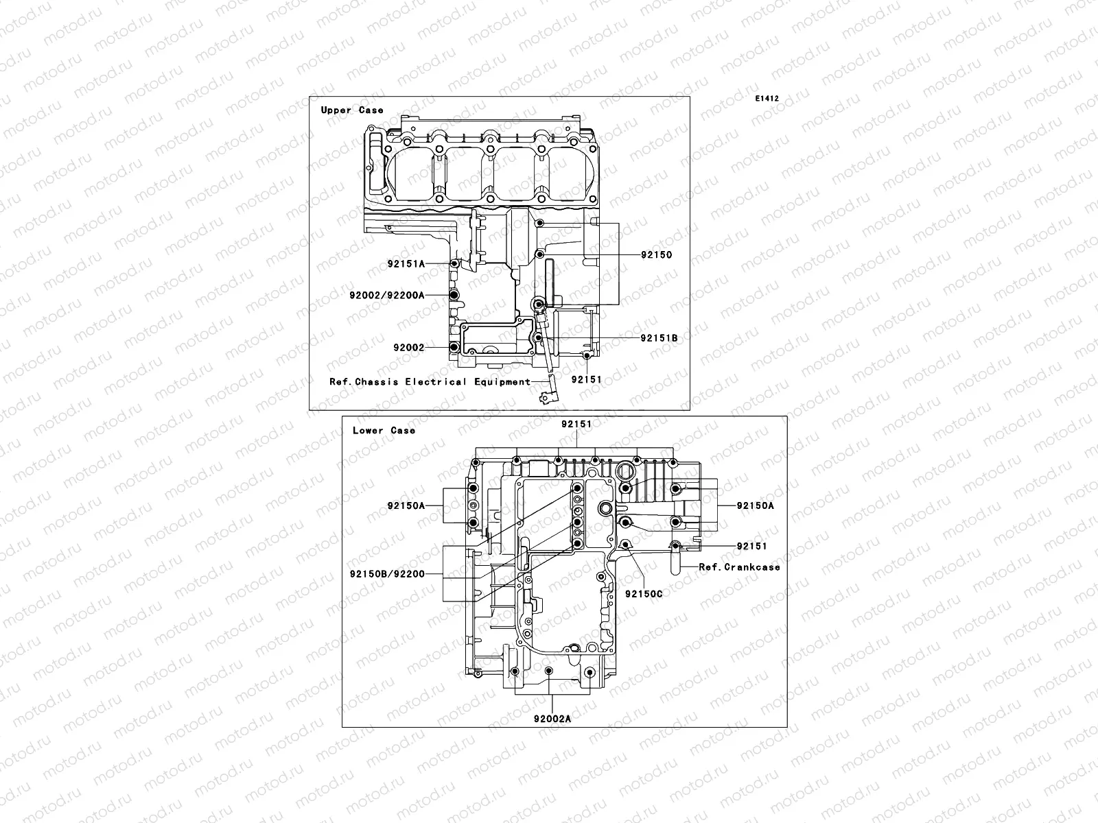 Crankcase Bolt Pattern