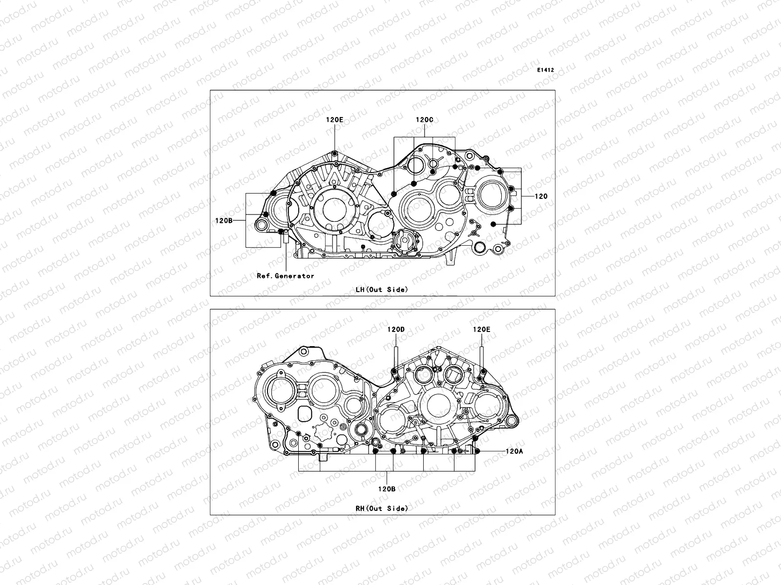 Crankcase Bolt Pattern