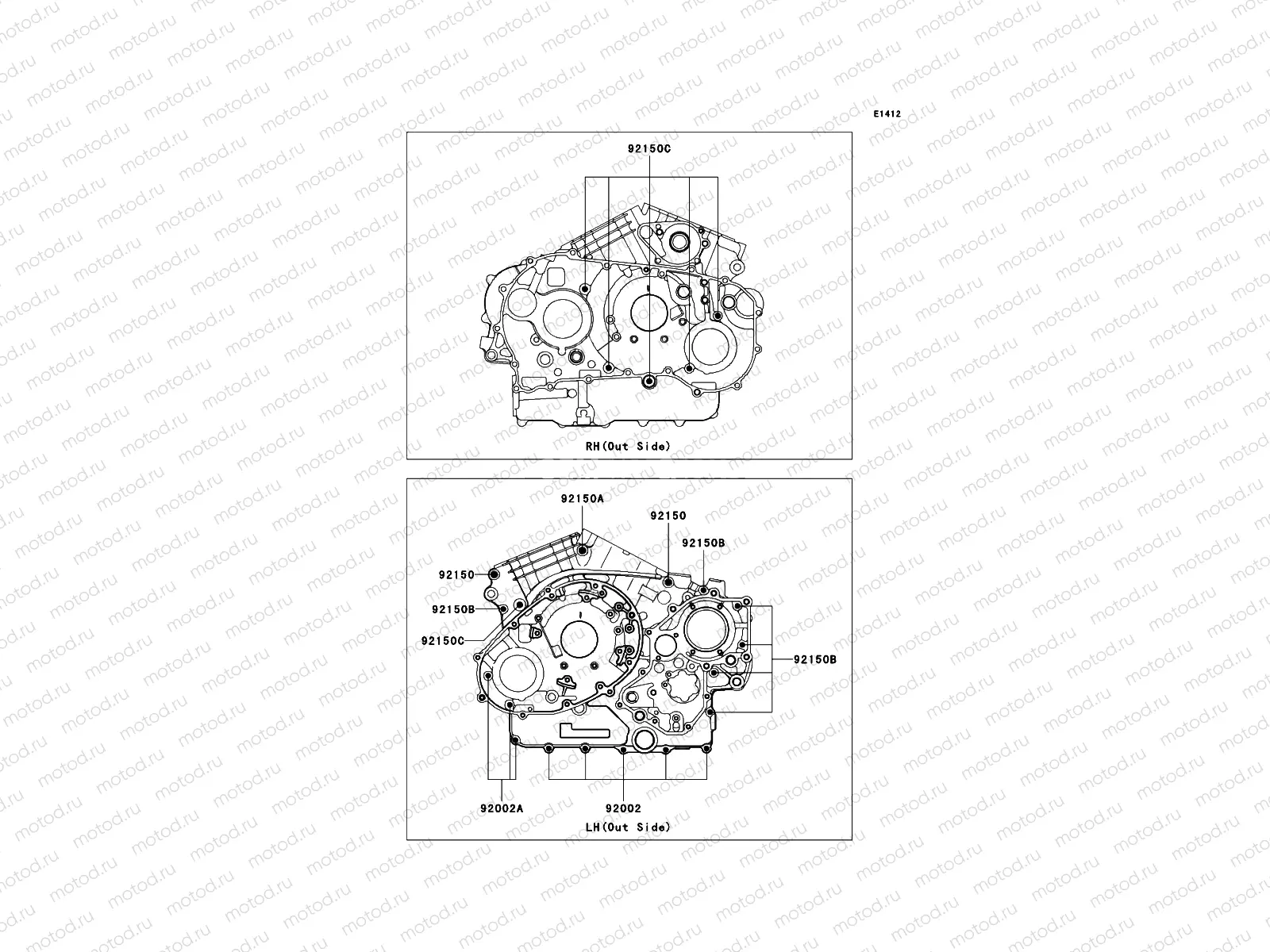 Crankcase Bolt Pattern