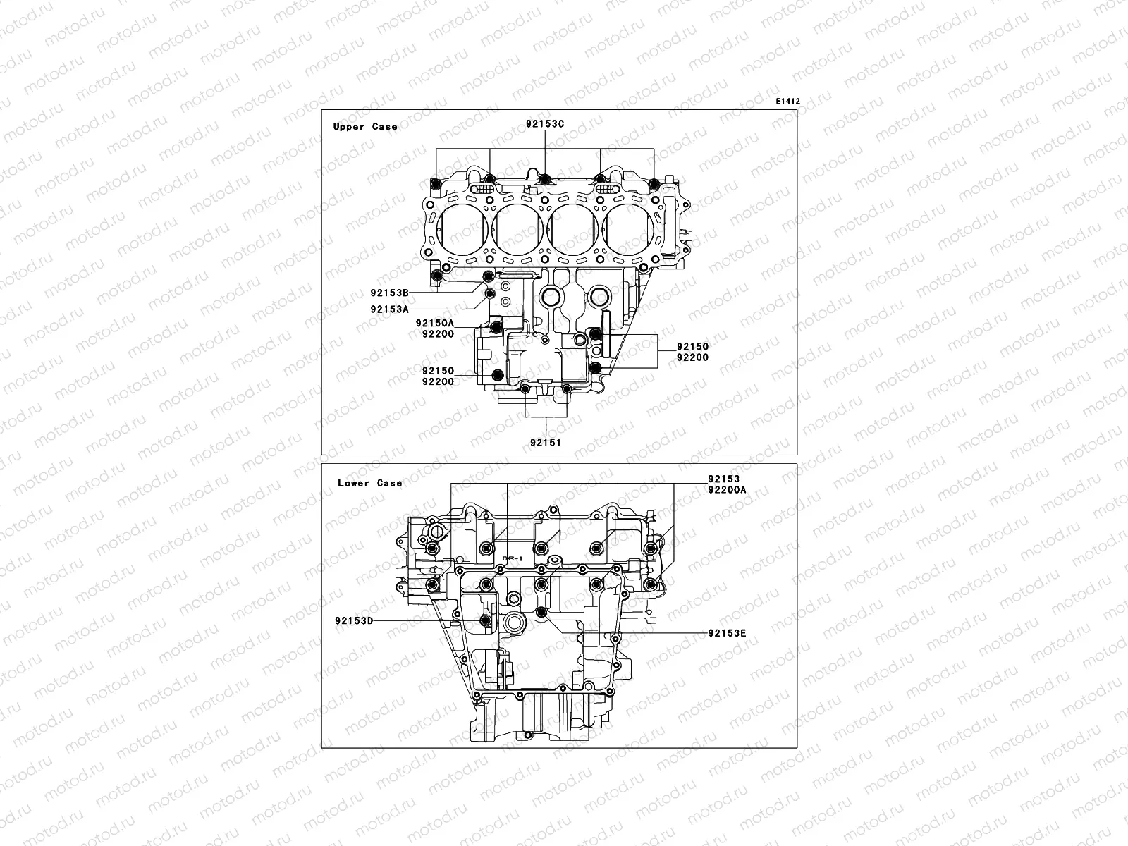 Crankcase Bolt Pattern