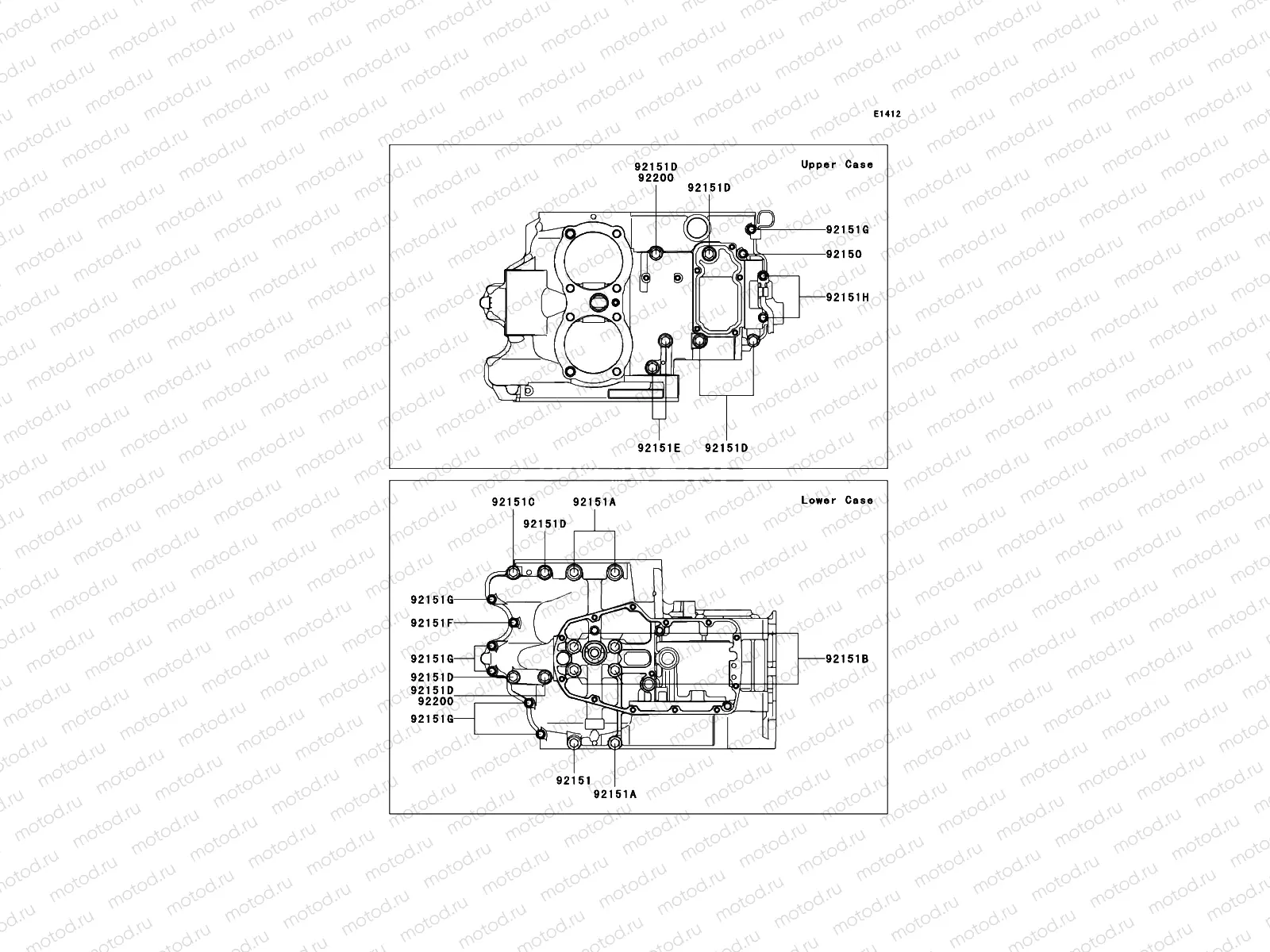 Crankcase Bolt Pattern
