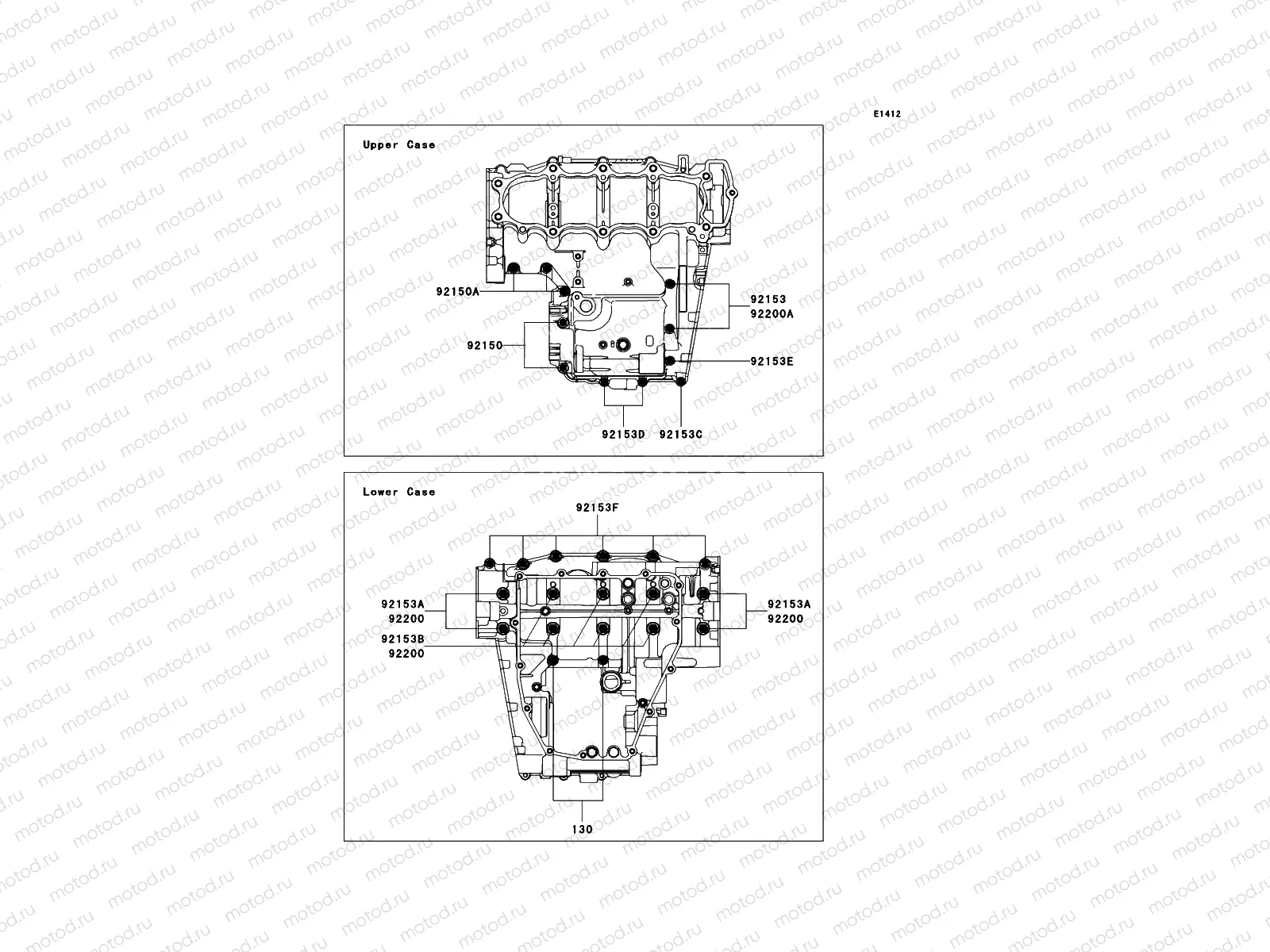 Crankcase Bolt Pattern