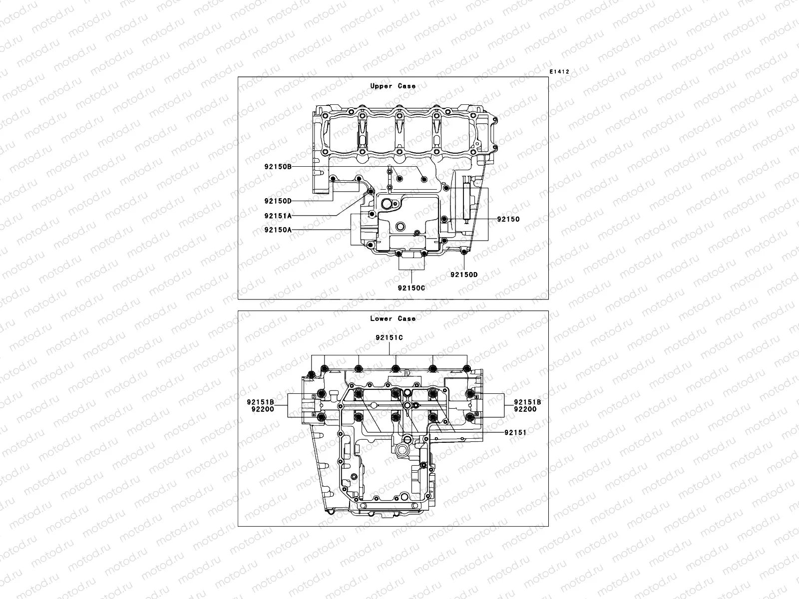 Crankcase Bolt Pattern