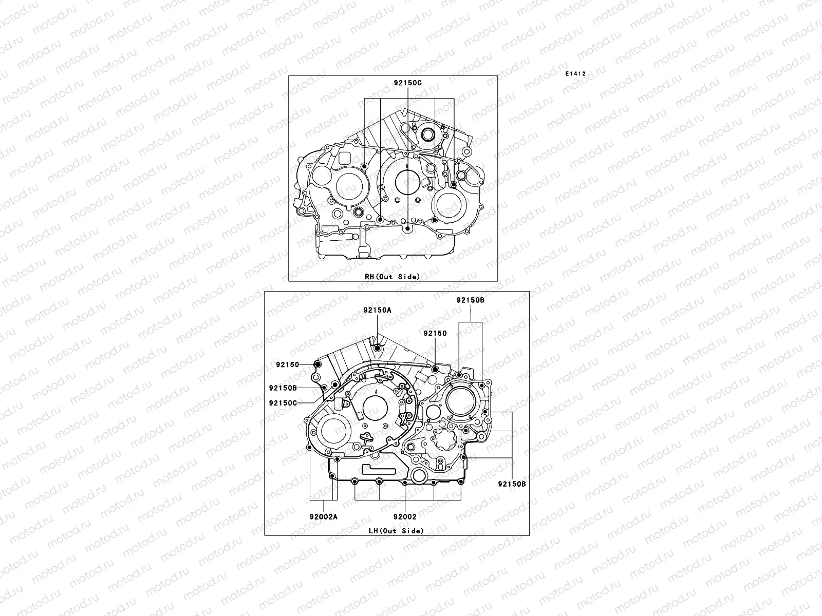 Crankcase Bolt Pattern