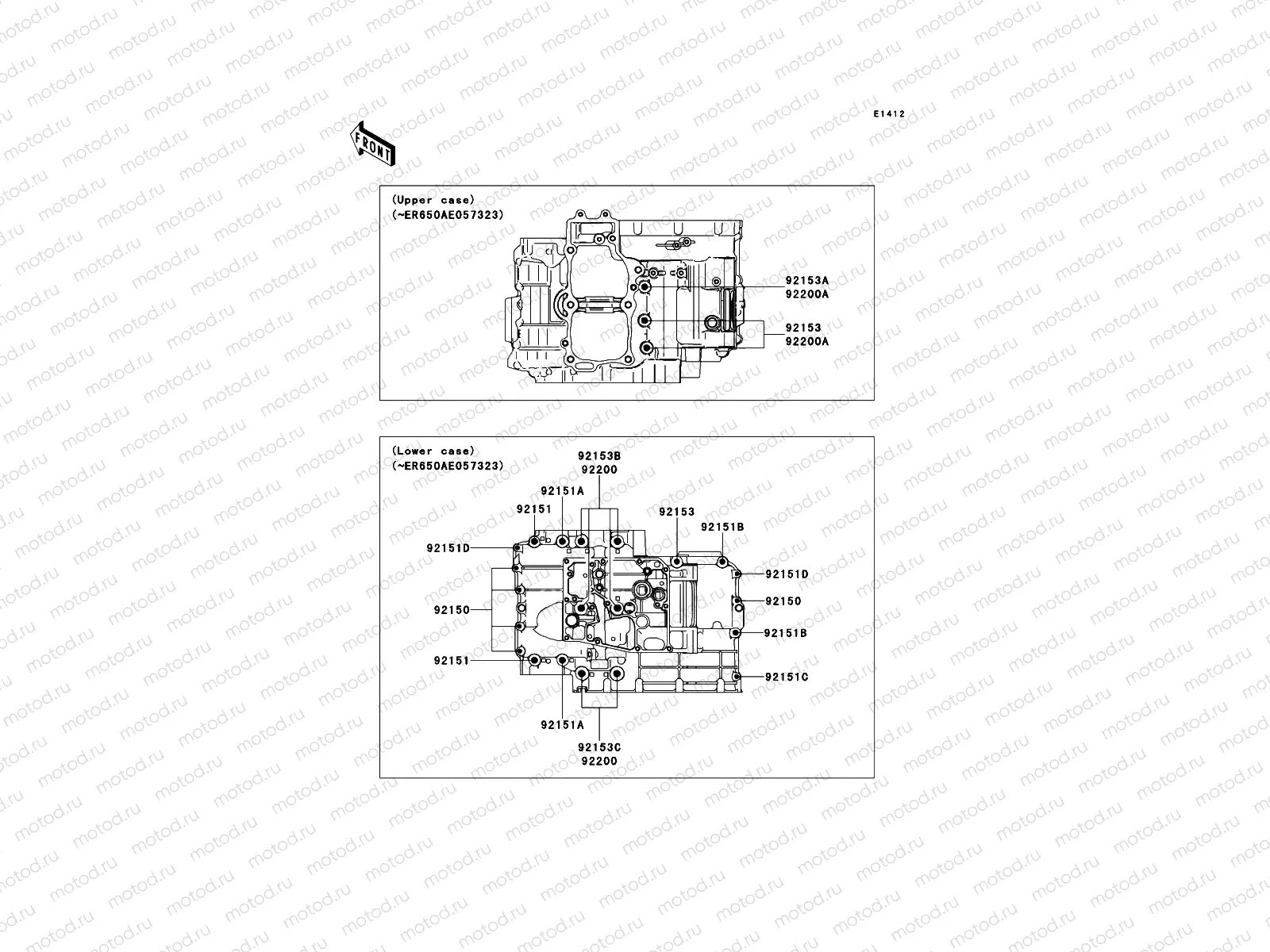 Crankcase Bolt Pattern