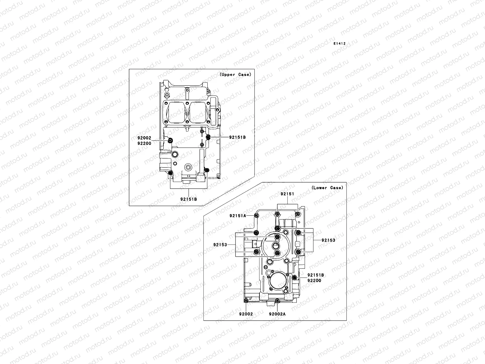 Crankcase Bolt Pattern