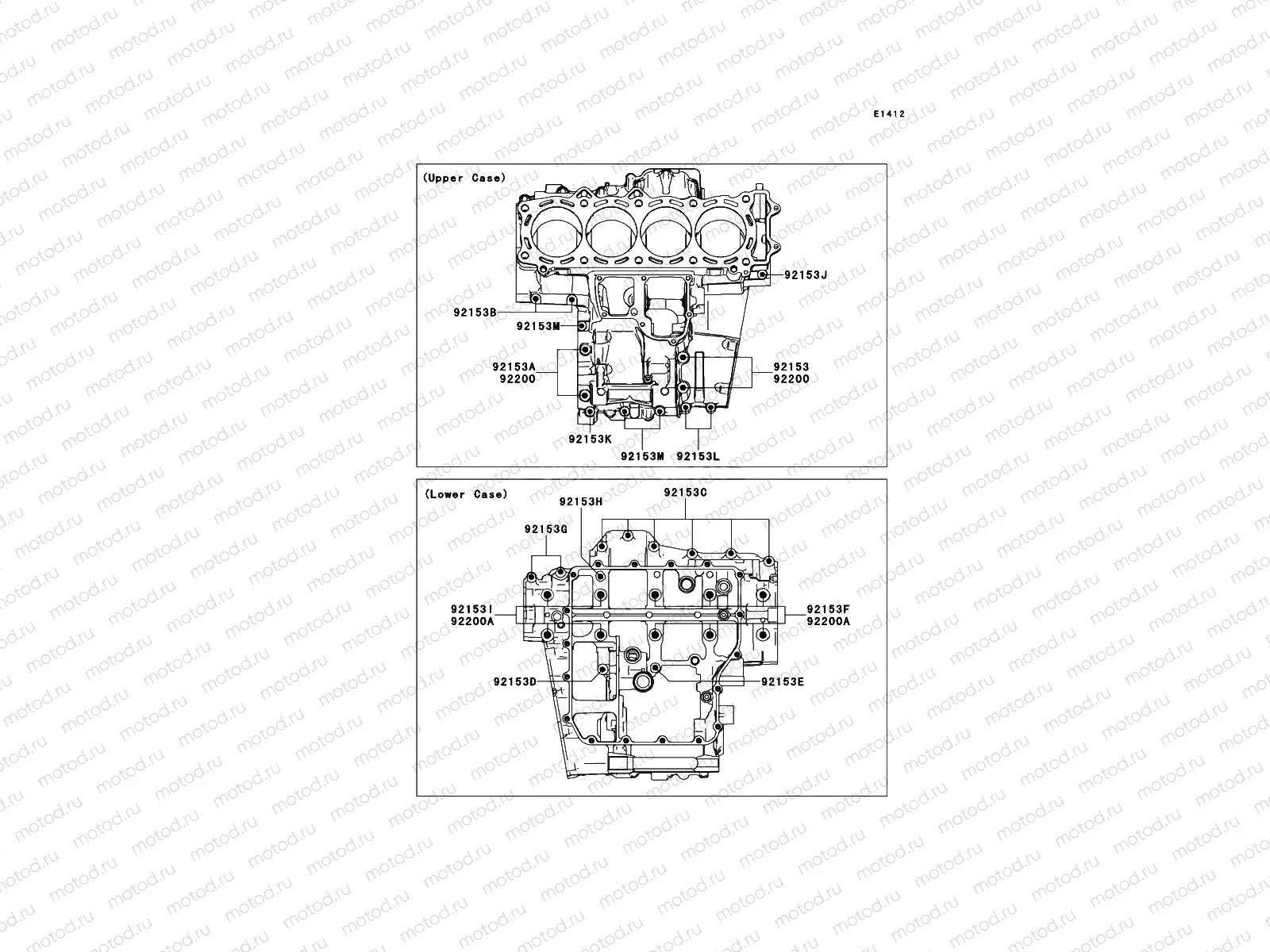 Crankcase Bolt Pattern