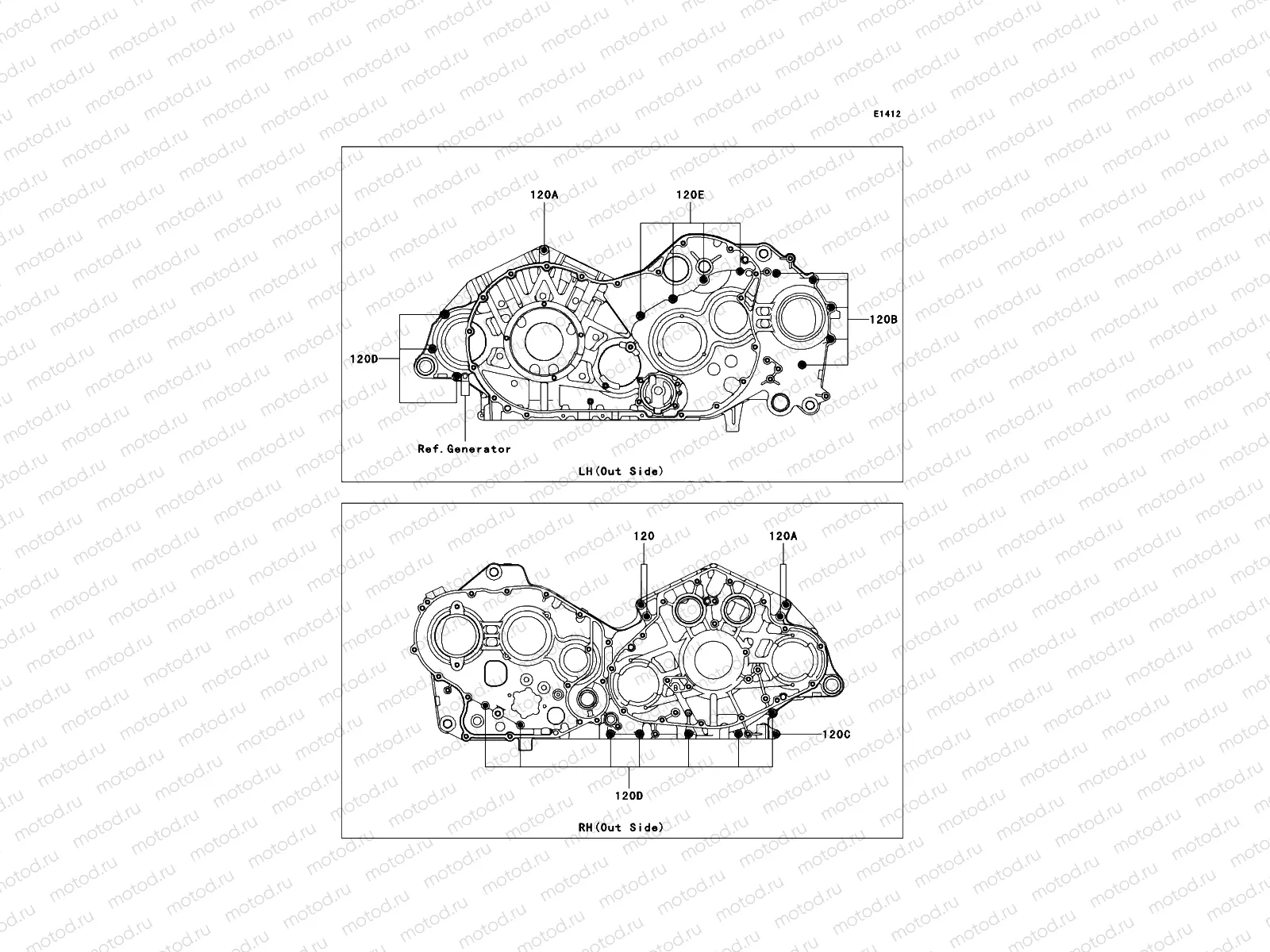 Crankcase Bolt Pattern