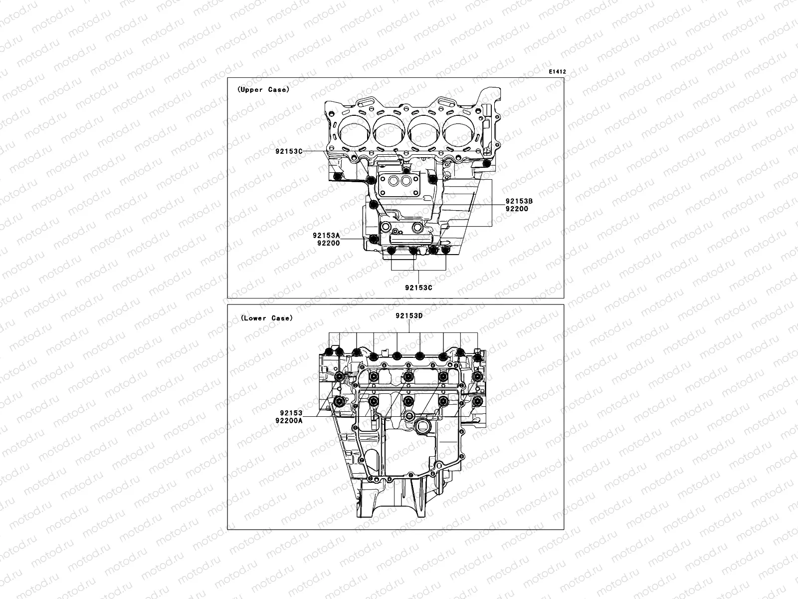 Crankcase Bolt Pattern