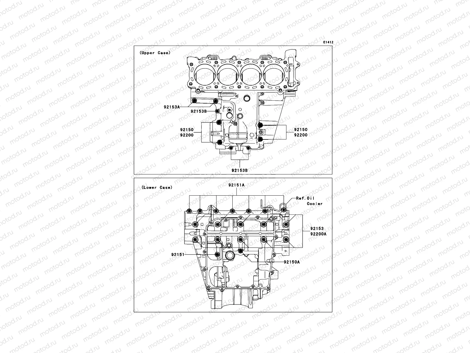 Crankcase Bolt Pattern