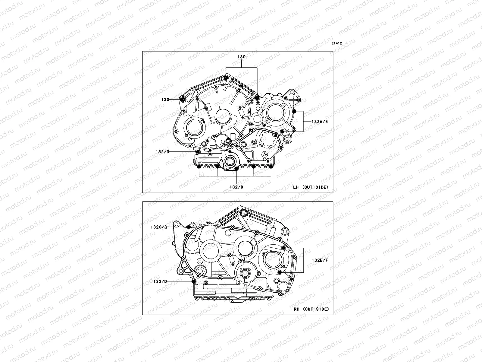 Crankcase Bolt Pattern