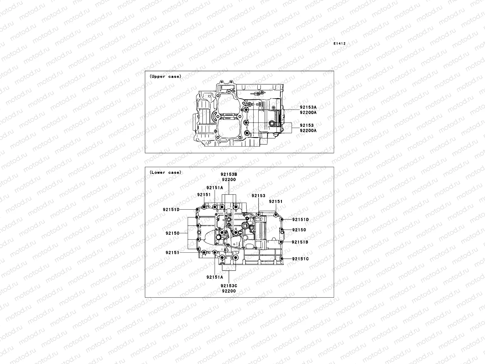Crankcase Bolt Pattern
